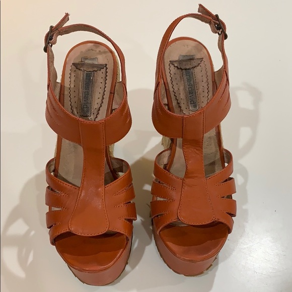 Y2K Charles David Bali Wedges - Picture 5 of 10